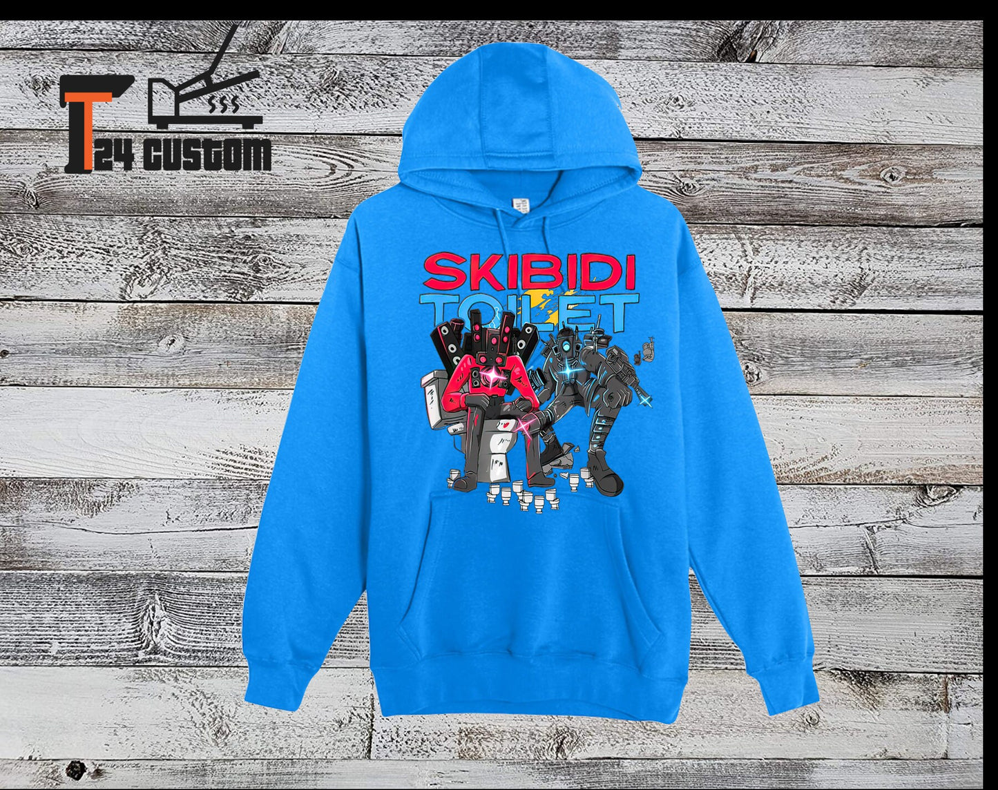 Ski bidi Toilet Shirt, Cameraman v2, Speaker man v2, TV man v2 Pullover Hoodie